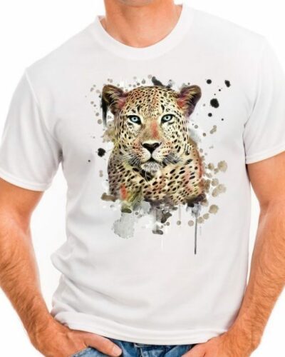 Мъжка тениска с пантера