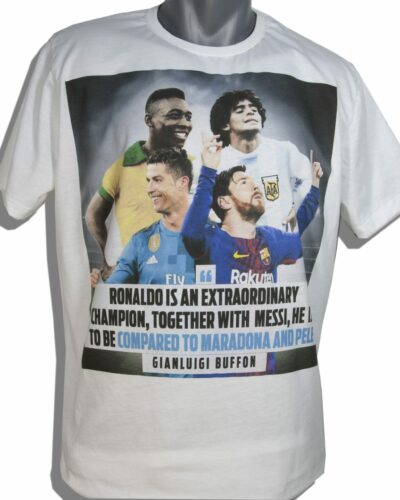Тениска с Роналдо, Меси, Пеле и Марадона